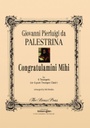 [TP188] Congratulamini Mihi Tp188 Palestrina Giovanni Pierluigi Da 4 Trumpets Brass Pres