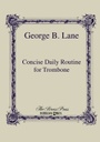 [TB36] Concise Daily Routine TB36 Lane George B. trombone Brass Press