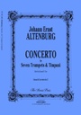 [TP120] Concerto Tp120 Altenburg Johann Ernst 7 Trumpets And Timpani Brass Press
