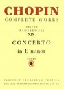 [PW3822] Concerto in E minor Op. 11 for Piano and Orchestra  CW PW3822 Fryderyk Chopin