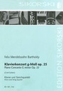[SIK1741] Concerto for Piano and Orchestra Mendelssohn Bartholdy Klav-solo, StrQuar SIK1741  Sikorski