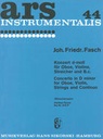 [SIK0612 P] Concerto for Oboe  Violin  Strings and basso continuo Fasch  Johann Friedrich Ob-solo  V-solo  Str  Bc SIK0612 P  Sikorski