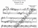 [SIK0276 K] Concerto for Flute and Orchestra Hoffmeister, Franz Anton Fl-solo, Orch SIK0276 K  Sikorski
