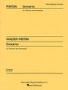 [HL50234230] Concerto For Clarinette And Orchestra HL50234230 Walter Piston Study Score Amp_S