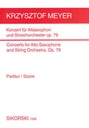 [SIK1596] Concerto for Alto Saxophone and Strings Meyer  Krzysztof Sax-A-solo  StrOrch SIK1596  Sikorski