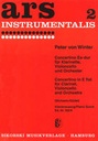 [SIK0205 K] Concertino for Clarinet, Violoncello and Orchestra Winter, Peter von Klar-solo, Vc-solo, Orch SIK0205 K  Sikorski