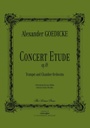 [TP146A] Concert Etude Op. 49 Tp146a Goedicke  Alexandre Trompette Et Piano Brass Press