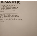 [PW8284] Comme au bord de la mer...pour ensemble instrumental...sur les paroles de Paul Valery Knapik PW8284 PWM