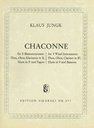 [SIK0577] Chaconne for 5 woodwind instruments: Flute  Oboe  Clarinet  Horn and Bassoon Jungk  Klaus BlQuin SIK0577  Sikorski