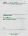 [HL50241920] Air and Scherzo; Set of Parts HL50241920 Henry Cowell Alto Saxophone and Chamber