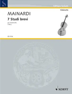 [ED5764] 7 Studi Brevi Ed5764 Mainardi Violoncelle Schott
