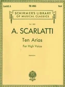 [HL50262280] 10 Arias;  Hl50262280 Alessandro Scarlatti High Voice And Piano Schirmer