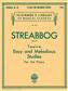 [HL50255200] 12 Easy And Melodious Studies  Op. 64 (Grade 2);  Hl50255200 Louis Streabbog Piano