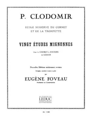 [AL01802] 20 Etudes Mignonnes -Cornet- Al1802 Clodomir Trompette Leduc