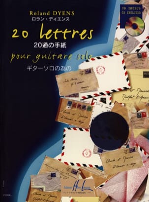 [LEM27329] 20 Lettres de Roland Dyens Avec Conseils D'exécution Et Cd D'écoute Guitare Henry Lemoine 27329